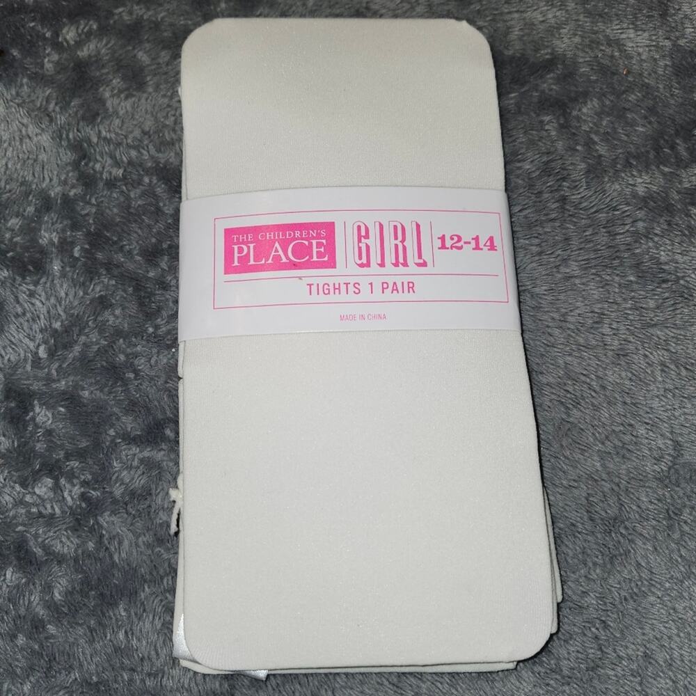 Girls Tights Sz 12 - 14 NWT | White | Children's Place